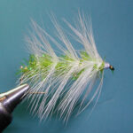 Chartreuse/White Estaz Woolly Worm